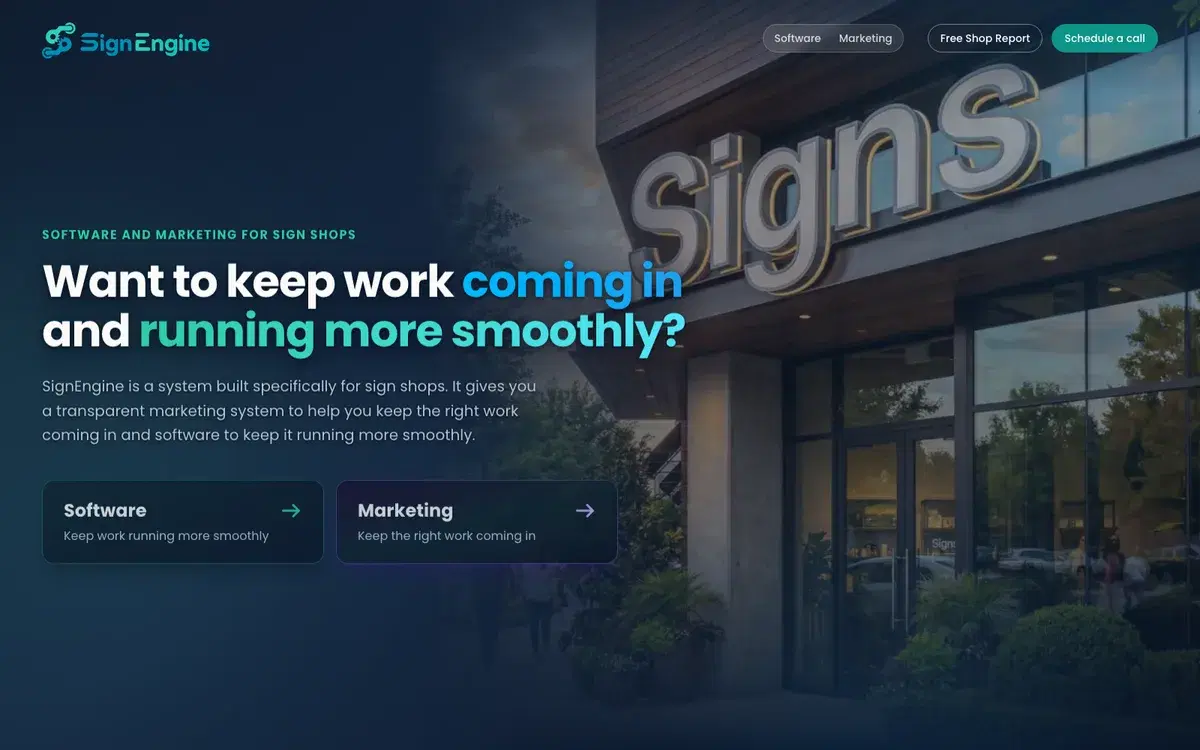 SignEngine homepage